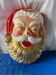 #974 Vintage Santa Clause Light Up 18' Tall -  Good Condition - Working