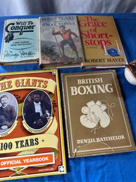 #8 Lot Of  8 Sports - Giants Magazines, Boxing Book, Giants Baseball