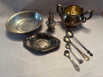 Sterling Silver Assorted Antique Serving Items - 8 Piece Lot - 150
