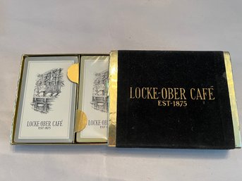 Vintage Famous Locke-ober Cafe Playing Cards Unopened Double Pack - 191
