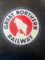 R93 Great Northern Railway Metal Sign 10'