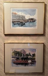 2 RE Kennedy Prints Of Historic Boston - H1