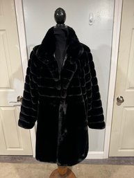 Jones Of New York Faux Fur Coat Size XL