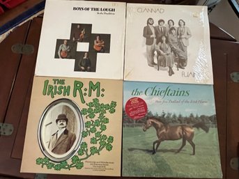 Irish Music - 4 Albums  The Irish R. M.., The Chieftains, Clannad And The Boys Od Lough - R21