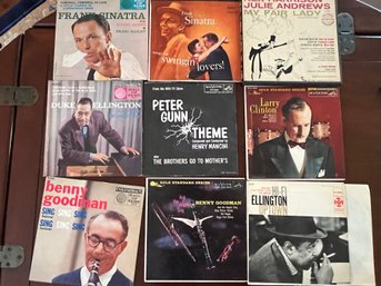 Lot Of 9-45s Records Includes Benny Goodman And Duke Ellington - R22