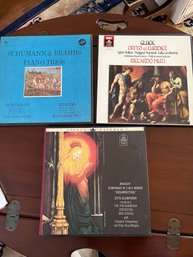 3 Multi Album Sets  - Includes Schumann And Brahms Piano Trios - R35