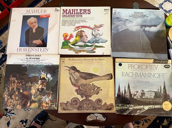 6 Classical Music Albums - Includes Mahlers Greatest Hits - R38