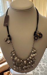New J Jill Necklace And 2 Pairs Of Pierced Dangle Earrings - J49