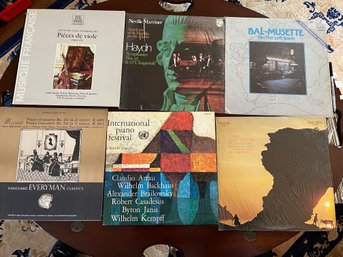 6 Vintage Classical Music Albums Includes International Piano Festival - R48