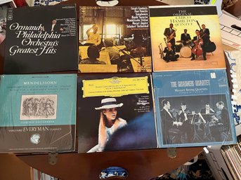 6 Vintage Classical Albums Including Philadelphia Orchestras Greatest Hits -  R51