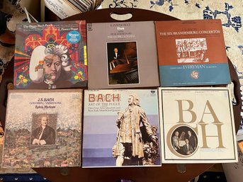 6 Vintage Classical Albums Featuring Bach Including The Art Of Fugue - R53