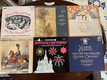 6 Vintage Classical Music Albums Including Russian Fireworks - R59