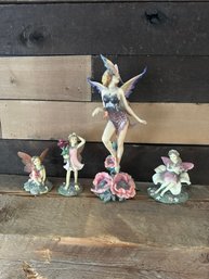 #946 Lot Of 4  The Fairy Collection By Dezine