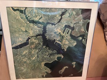 1978 NASA Satellite Photography Of Gloucester Harbor - R69
