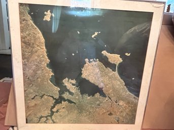 1968 NASA Satellite Photography Of Marblehead Harbor - R70