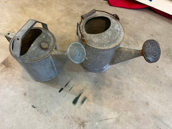 Two Vintage Watering Cans - G5