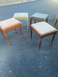 Vintage Sewing Table Seats (4)