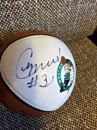 Cedric Maxwell Signed Mini Celtics Basketball - D13
