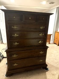 Ethan Allen 6 Drawer Wooden Dresser 55't X 40'w X 20'd