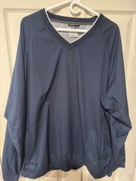 #60 Addis Navy Blue Pullover Size 2XL
