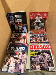 #72 Lot Of 6 Red Sox Magazines