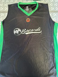 Bacardi Sponsored Celtics Sleeveless Silky Black Jersey -72