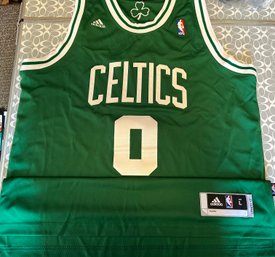 Boston Celtics  Bradley #0 NBA Authentic Adidas Jersey Sz Lg-d75