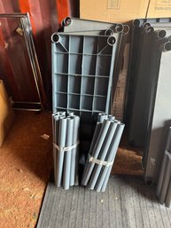 Plastic 4 Shelf Unit - Shelving Unit Only (shed/ Gray)