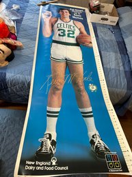 HUGE 1986 Kevin McCale NE Dairy & Food Council Poster 6 Ft 11 Inches AWESOME - D95