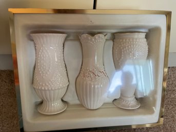 New In Box 3 - 5 Inch Lenox Vases - L8
