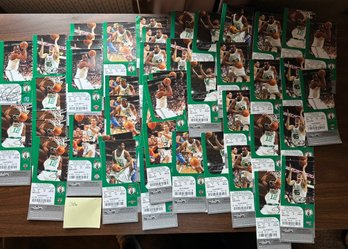Boston Celtics Gerard Green #5  Autographed Tix & 2005-06 Ticket Stubs 49 In Total - D106