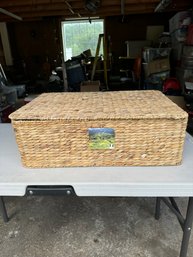 Large Wicker Basket 24 X 16 X 8