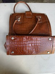 Vintage Michael Kors Croc Tote