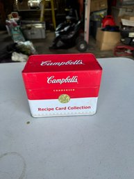 Vintage Campbell Recipe Card Box