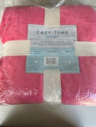 Cozy Tyme Pink Blanket 50 X 60