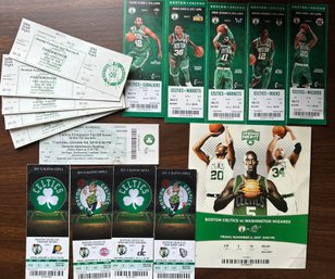 NBA Draft Tix And Various Boston Celtics Game Tix - D114