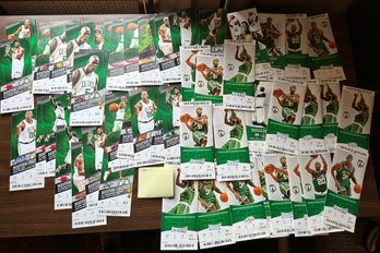 52 Boston Celtics 2008-09 Tickets With 22 2008 Playoff Tickets - D115/114
