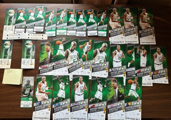 Boston Celtics 2009, 2010 Playoff Tickets, 2008-09 Game Tickets - D119