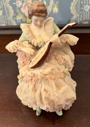 #461 Irish Dresden Girl Figurine