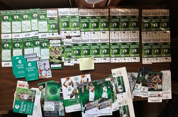 Boston Celtics 2002 Playoff Tickets, Pocket Schedules& Season Tix Handbook - D120