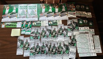 Boston Celtics Multi Year Ticket Lot Including Opening Night 2008 World Champions - D122
