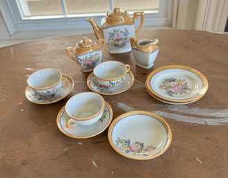 #496 Lot Of 12 Child's Tea Set Made In Japan