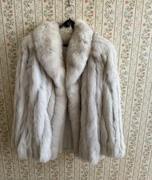 #449 Blue Fox Fur Coat