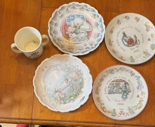 #500 Collectible Plates & Cups (peter Rabbit, Royal Doulton & Bunnikins)