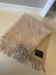 Authentic Burberry Camel Hair Scarf