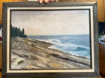 #505 Pembquid Point Oil Painting