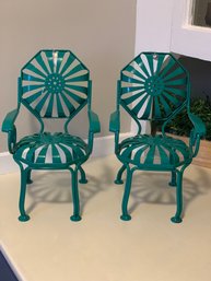 AMERICAN GIRL 'Kits' Metal Chairs