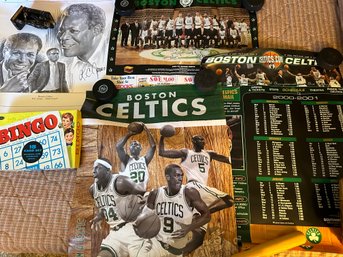 8 Celtics Poster Lot Incl. 4 KC JONES - CBL20