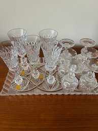 Italian 5 Christallo Superior Cordials And 6 Israeli Cordial Glasses - LR11