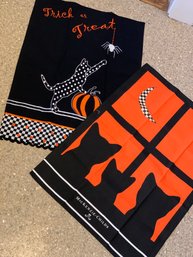 MacKenzie-Childs NEW Halloween Dishtowels (2)